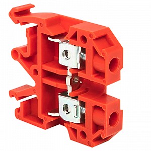 Клемма проходная винтовая JXB 4 мм2 красная EKF (plc-jxb-4/35r), plc-jxb-4/35r