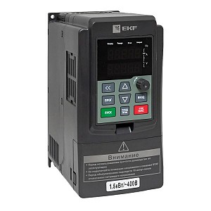 Преобразователь частоты 1.5/2.2 кВт 3х400В VECTOR-100 EKF (VT100-1R5-3B)