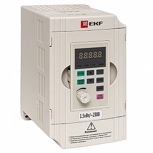 Преобразователь частоты 1.5/2.2 кВт 1х230В VECTOR-100 EKF (VT100-1R5-1B)