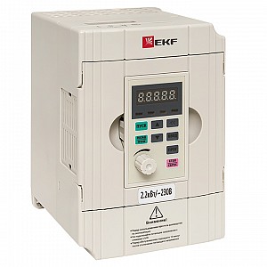Преобразователь частоты 2.2/4 кВт 1х230В VECTOR-100 EKF (VT100-2R2-1B)