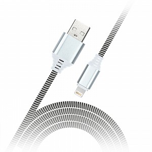 Дата-кабель Smartbuy MicroUSB кабель в нейлон. оплетке Socks, 1 м., <2А,(iK-12NS-mag)