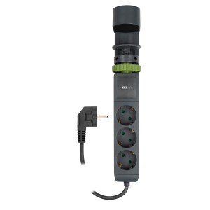 Удлинители бытовые с заземлением и выключателем / Удлинитель JAZZway ETD-03U-150-gy (3 x 1,5) заземл., выкл. (5059559)