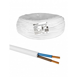 Провод ПРКС 2х2,5(N)-0,38 (20м), белый TDM