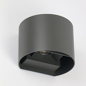 Фасадный светильник General GWL-G9-5-ROUND-IP65 Графит Круглый Лайтвэйв
