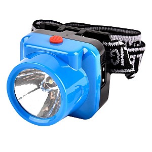 Фонарь светодиодный GTorch-001-002 черный/синий, АКБ 400 mAч, 800902 (1/120)