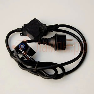 Купить Блок питания для статичн. и мерц. гирлянд 220V 2A IP65 ЧЕРНЫЙ (для 1-10 штук)