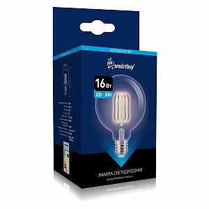 Светодиодная (LED) Лампа ART Smartbuy-G95-16Вт/6500К/E27 (SBL-G95Art-16-65K-E27)
