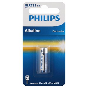 8LR732/51  Батарейки Philips 8LR732/51 алкалиновые 12v 1 шт. MN27-1BL (1/20/200/22400)