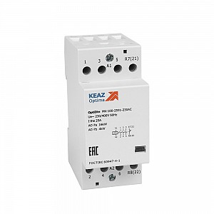 Контактор 230В AC 4НО 25А OptiDin MK-100-2540-230A