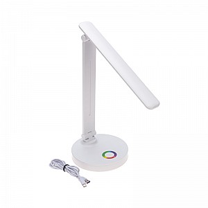 Светильник настольный с RGB-ночником, LED, 12Вт, белый REXANT