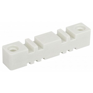 NO-224-163  Изолятор шинный плоский ИШП ЭРА NO-224-163 2P (для шин 5/10 мм) длина 180 мм