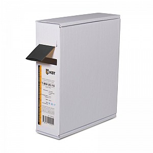 Т-BOX-20/10 черн (10м) Трубка термоусадочная (изоляция и антикоррозионная защита электрических соединений, бандажирование кабелей и проводов диаметрами 10-20 мм)