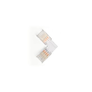 Коннектор WOLTA WLS-4PIN-RGB-10MM-L угловой для ленты SMD RGB шириной 10мм, комплект 3шт.