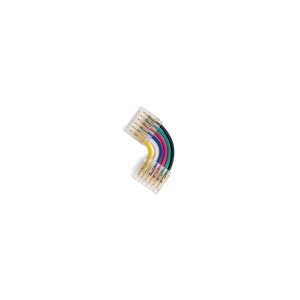 Коннектор WOLTA WLS-5PIN-RGBW-12MM-L угловой для ленты SMD RGB шириной 12мм, комплект 3шт.