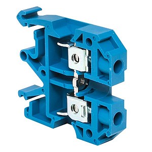 Клемма проходная винтовая JXB 10 мм2 синяя EKF (plc-jxb-10/35b), plc-jxb-10/35b