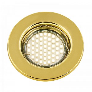 Светильник декоративный встраиваемый DLS-A104 GU5.3 GOLD ТМ Fametto, серия Arno