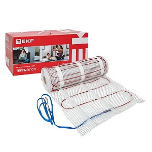 Теплый пол (мат нагревательный) "Уют" 10 кв.м. 1500 Вт  PROxima EKF (nm2-1500-10)