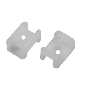 NO-225-305  Площадка монтажная ЭРА NO-225-305 22х16 мм белая М4 под хомуты шириной до 10 мм 50 шт