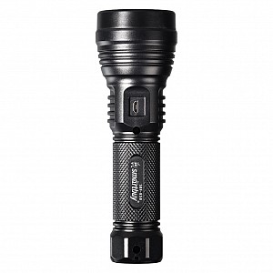 Фонарь аккумуляторный LED,  3 режима, 18650, MicroUSB, ABS, 16хd5 см, Smartbuy
