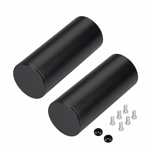 Заглушка ROUND-D36-360 BLACK с отверстием (ARL, металл) Arlight (050534)