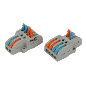 NO-225-457 Клемма ЭРА NO-225-457 проходная разветвительная 222-4124 с рычагами 2/4 полюса 0.08-2.5/4 мм2 упаковка 1 шт