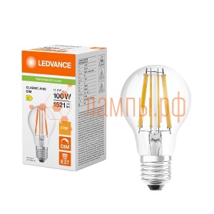 new LED CLAS A 100 DIM P 11W/827 E27 CL FIL 1521lm - LED лампа OSRAM