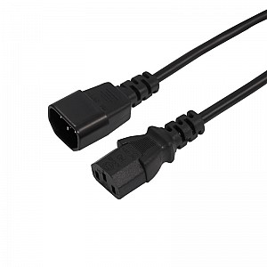 Шнур сетевой IEC 320 C13 – IEC 320 C14 3x0,75мм², 6А, длина 3м REXANT