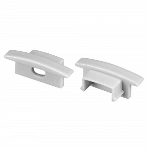 Заглушка с отверстием LINE-2308-F SILVER (ARL, пластик) Arlight (054383)