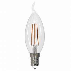 Лампы светодиодные Uniel LED-CW35-9W/3000K/E14/CL/DIM GLA01TR картон