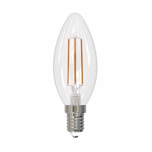 Лампы светодиодные Uniel LED-C35-9W/3000K/E14/CL PLS02WH картон