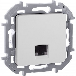 INSPIRIA Розетка компьютерная RJ45 категория 5Е UTP белый