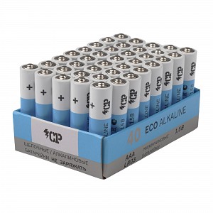 LR03 CP Eco Alkaline (40 шт.) циан.