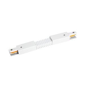 Аксессуары для трековых систем PTR / PTR CF-WH Коннектор гибкий белый Jazzway (5014749)