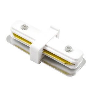 Аксессуары для трековых систем PTR / PTR CI-WH Коннектор белый I-обр. Jazzway (5010765)