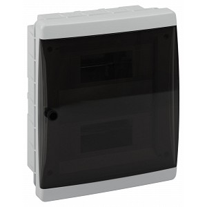 bf24cw  Корпус пластиковый встраиваемый ЭРА COMFORT ЩРВ-П-24 IP40 прозрачная крышка белый