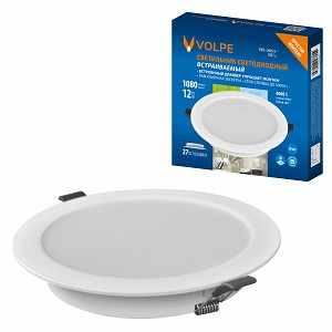 Светильники встраиваемые Volpe ULM-Q237 12W/4000K WHITE