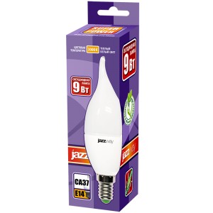 PLED- SP CA37 9w E14 3000K-E Jazzway