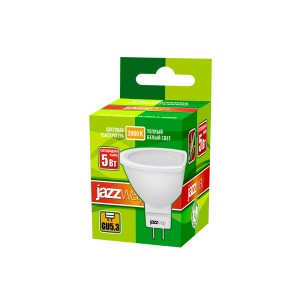 PLED- ECO-JCDR 5W 3000K 400Lm GU5.3 230V/50Hz Jazzway