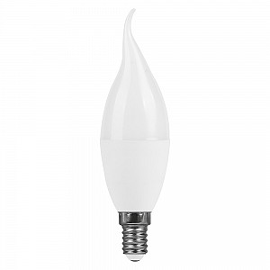 Лампа светодиодная, 20W 230V E14 6400K на ветру C37T, SBC3720