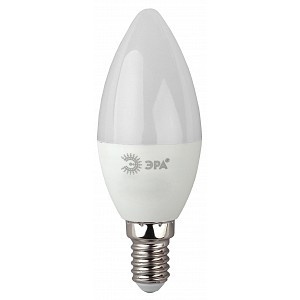 LED B35-15W-827-E14 Лампа светодиодная ЭРА STD LED B35-15W-827-E14 15Вт свеча теплый белый свет Е14