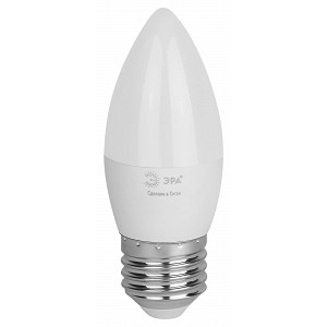 LED B35-15W-860-E27  Лампа светодиодная ЭРА STD LED B35-15W-860-E27 15Вт свеча холодный свет Е27