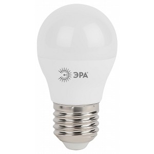 LED P45-15W-840-E27 Лампа светодиодная ЭРА STD LED P45-15W-840-E27 15Вт шар нейтральный белый свет Е27
