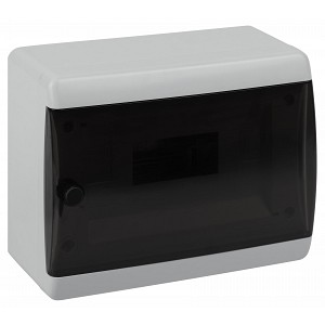 bs8cw Корпус пластиковый навесной ЭРА COMFORT ЩРН-П-8 IP41 прозрачная крышка белый