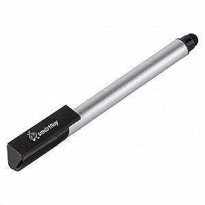 USB 2.0 накопитель Smartbuy 032 ГБ ручка-флэшка-стилус, серебристая, в блистере (SB032GB2SRTL)