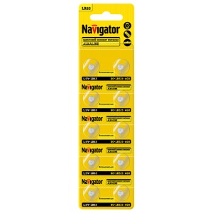 Элемент питания Navigator 95 664 NBT-07 (LR63, AG0, LR521, BP10)