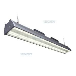 Светильник Полюс с тросовым креплением 100W-11050Lm, с протоколом управления 0-10В, 5000-5500K,Опал, IP65 -ВСЕСВЕТОДИОДЫ (vs403-100-op-5k-rope-dim)