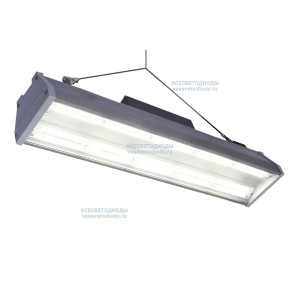 Светильник Полюс с тросовым креплением 75W-10100Lm, с протоколом управления 0-10В, 5000-5500K, IP65 -ВСЕСВЕТОДИОДЫ (vs402-75-tr-5k-rope-dim)