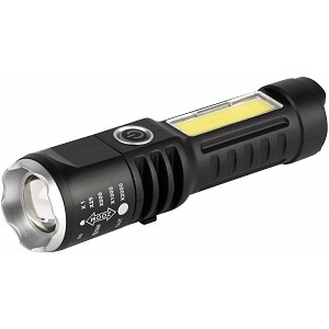 UA-403 Светодиодный фонарь ЭРА UA-403 универсальный аккумуляторный 5 Вт LED + 3 Вт COB оптический Zoom 4 режима USB type C