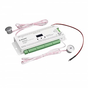 Контроллер INTELLIGENT ARLIGHT лестничный SMART-PWM-132-83-DIM-PS-SUF 5-24V, 32x1A, IP20, металл, 5 лет (055869)