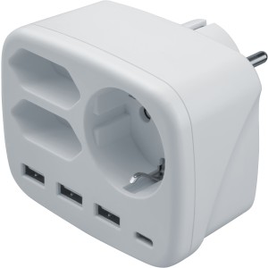 Разветвитель Navigator 95 680 NAD-USB03-1E+2X-WH